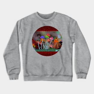 Fancy Mushroom Trip Crewneck Sweatshirt